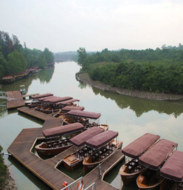 海南?？诩t樹(shù)林游船碼頭