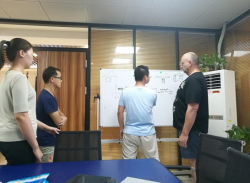 與澳大利亞客戶的設計會議在廣州總部，思想與技術(shù)的碰撞