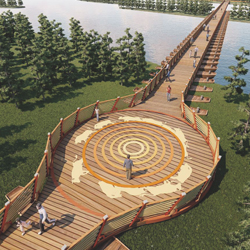 南充映像嘉陵江古浮橋設(shè)計