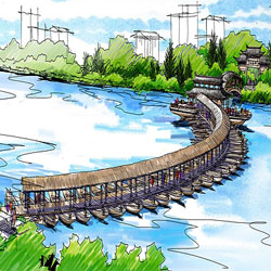 義烏市佛堂古鎮(zhèn)萬善浮橋設(shè)計